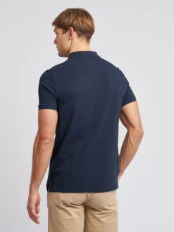 Poloshirts*U.S. Polo Assn Donkerblauw - . Piqué poloshirt met normale pasvorm van 100% katoen