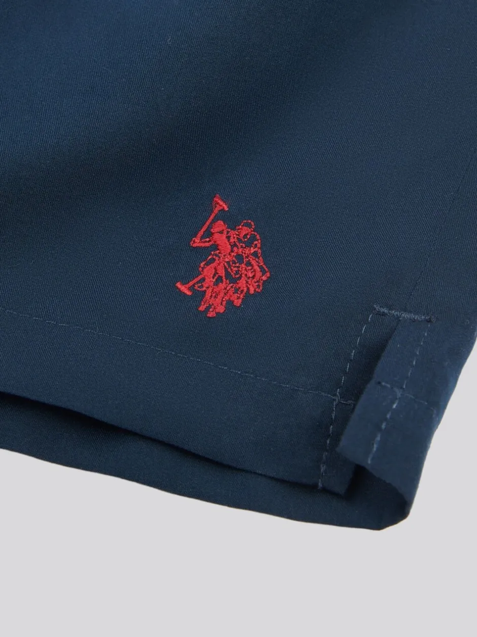 Badkleding*U.S. Polo Assn - . Mens Core Swim Shorts Donkerblauw