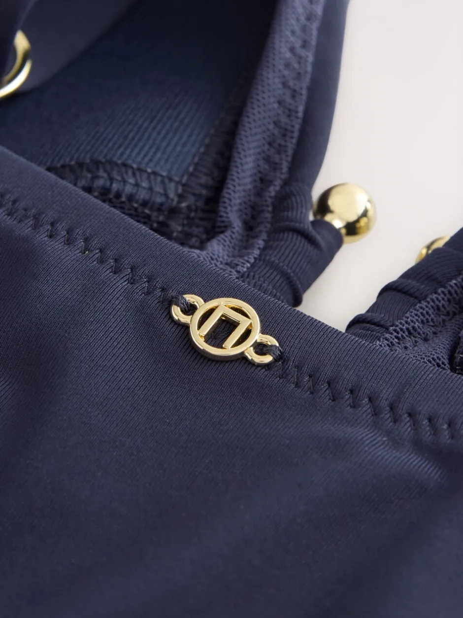 Badkleding|Next - Utrim Diep uitgesneden zwempak met buikcorrectie Donkerblauw