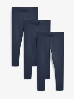 Broeken En Leggings|Next Donkerblauw - Verpakking van 3 leggings (3-16 jr)