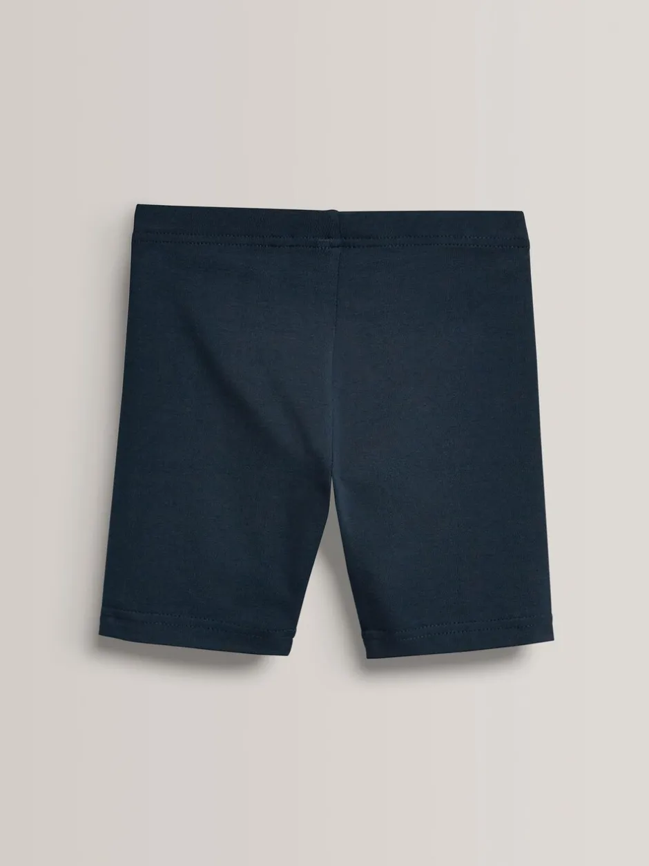 Shorts En Rokken*Next - Verpakking van 2 stretchy fietsshorts met hoog katoengehalte (3-16jr) Donkerblauw
