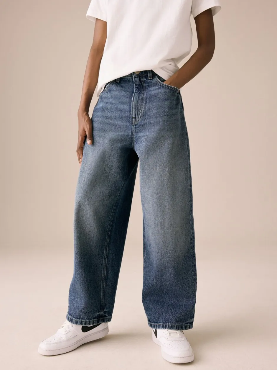 Jeans|Next Donkerblauw denim - Authentieke jeans (3-16jr)