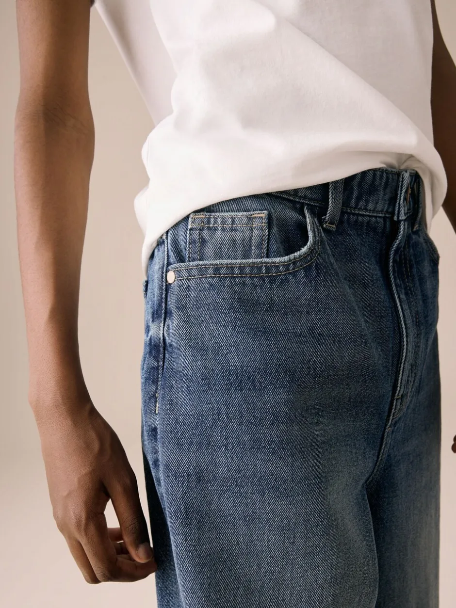 Jeans|Next Donkerblauw denim - Authentieke jeans (3-16jr)