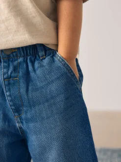 Jeans En Joggingbroeken|Jeans|Next - Jeans met wijde pijpen (3 mnd-7 jr) Donkerblauw denim