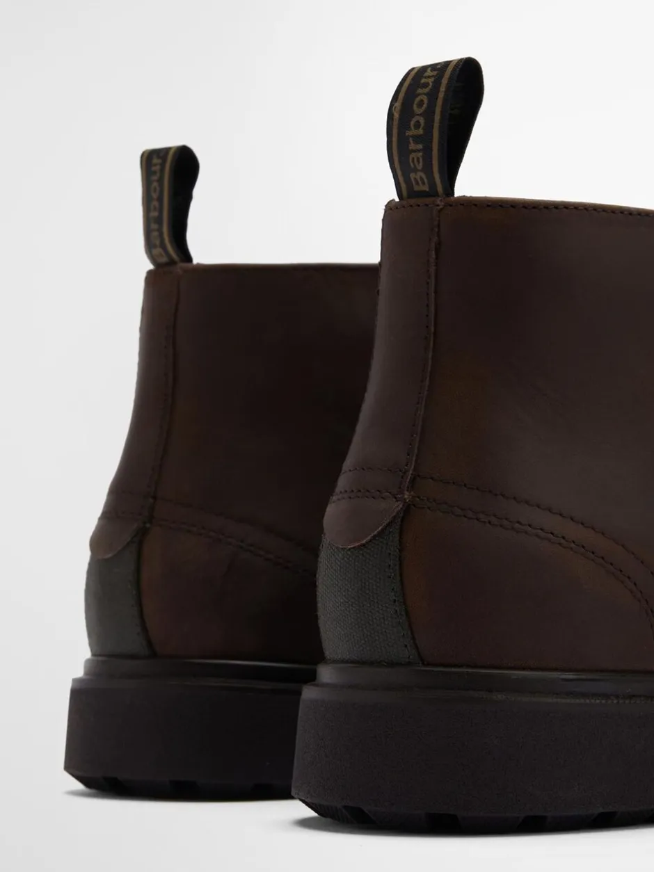 Boots|Barbour - ® Meays Leather Chukka Boot Donkerbruin