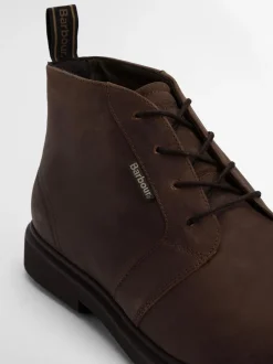 Boots|Barbour - ® Meays Leather Chukka Boot Donkerbruin