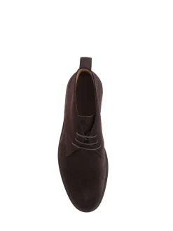 Boots|Formele Schoenen*Jones Bootmaker - - Deacon suède chukkalaarzen Donkerbruin