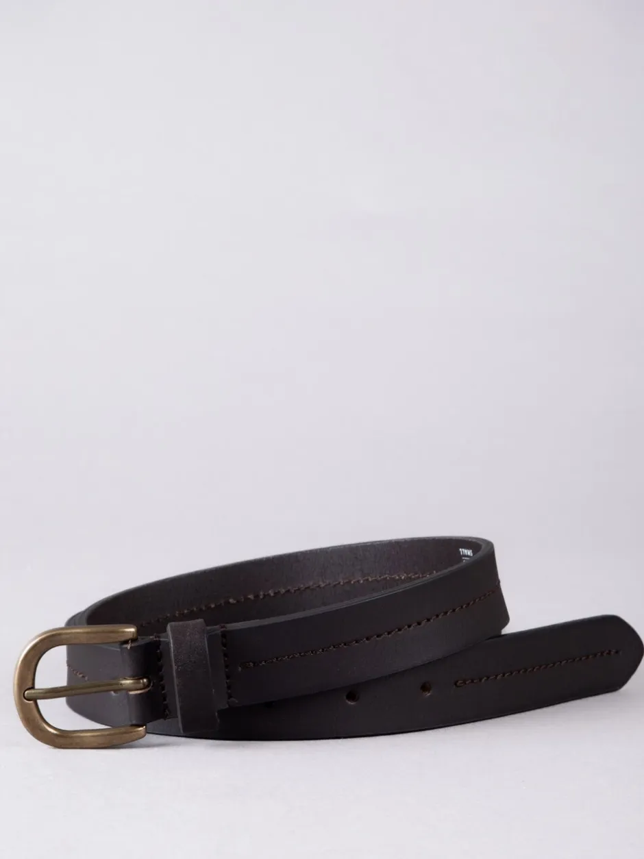 Ceintuurs*Lakeland Leather Donkerbruin - - Kendal - Leren riem