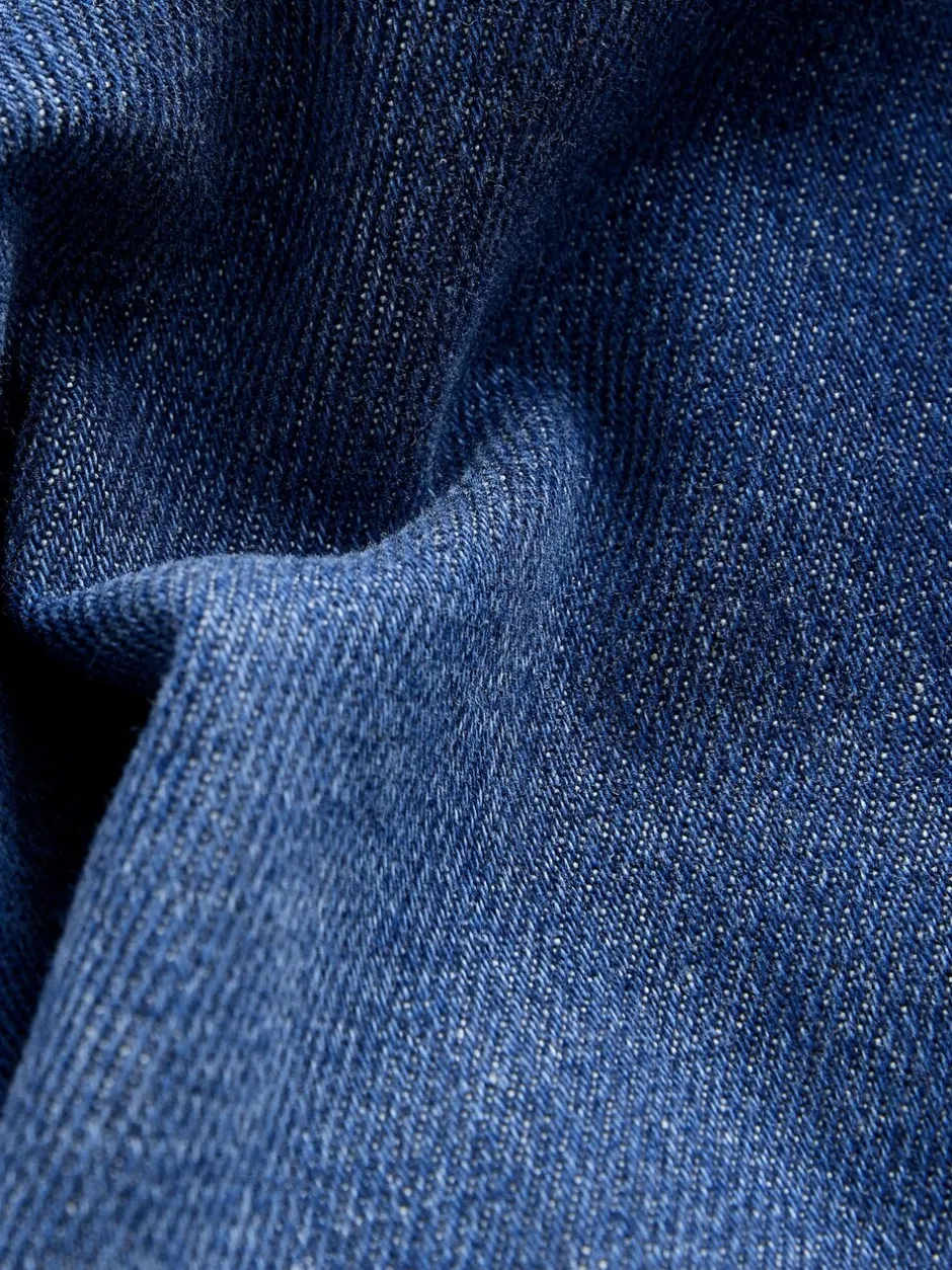 Jeans*Next Donkere inktblauwe wassing - Jeans met wijde pijpen (3-16 jr)