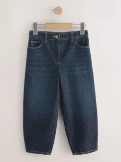 Jeans|Next Donkere wassing - Barrel jeans (3-16jaar)