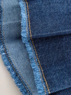 Shorts En Rokken*Next - Geplooide denim rok (3-16jr) Donkere wassing