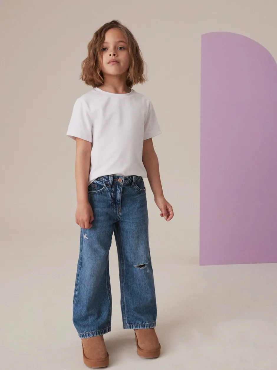 Jeans*Next Donkere wassing - Jeans met wijde pijpen (3-16 jr)