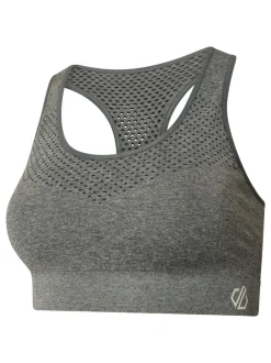 Beha's|Dare 2b - Green Womens Don't Sweat It II Sports Bra Donkergrijs