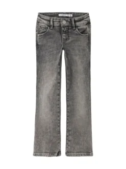 Jeans*Name It - flare jeans met verstelbare taille voor meisjes Donkergrijs
