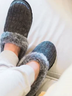 Pantoffels|Skechers - Keepsakes Ice Angel pantoffels Donkergrijs