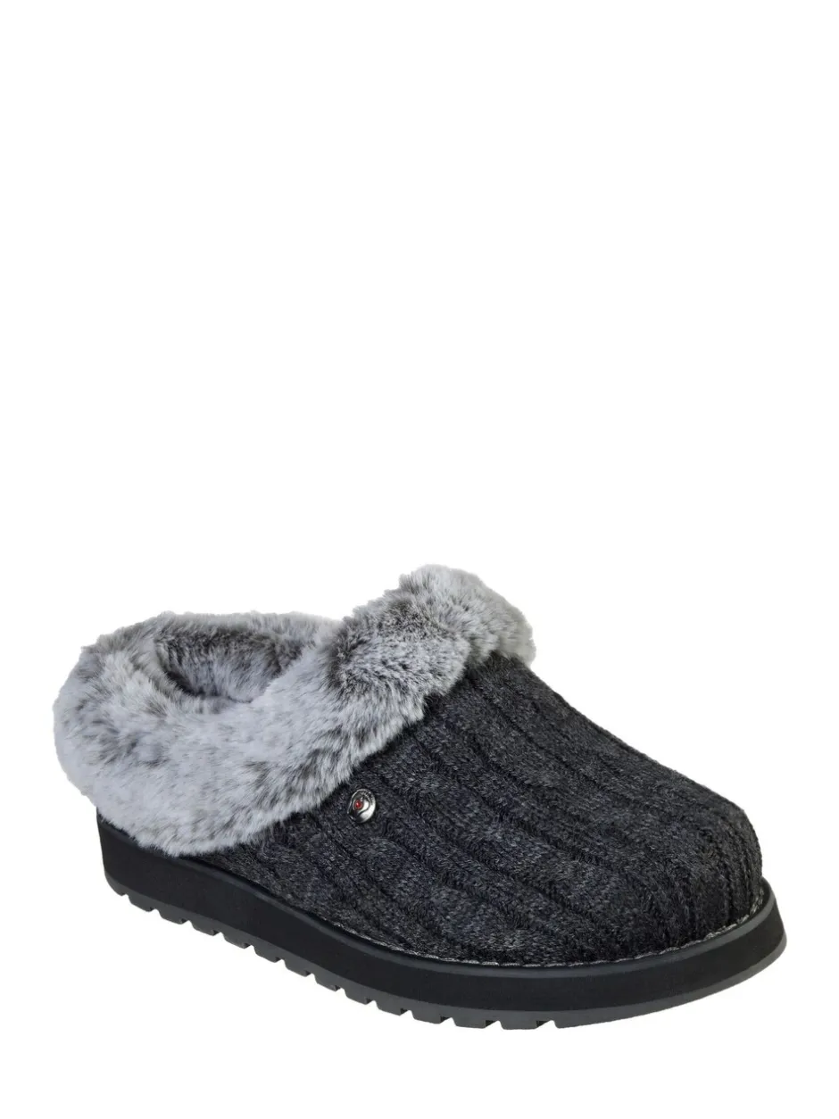 Pantoffels|Skechers - Keepsakes Ice Angel pantoffels Donkergrijs