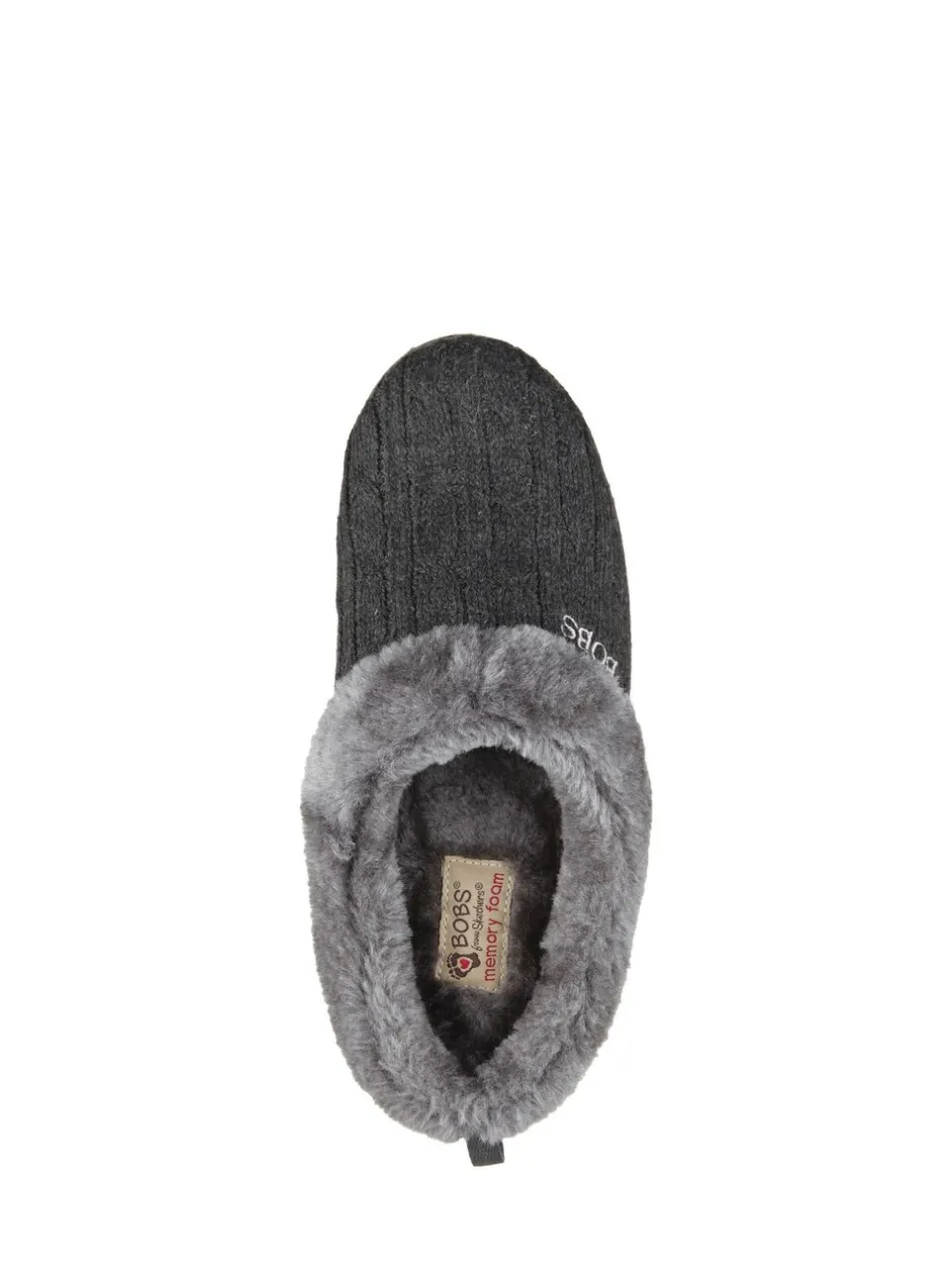 Pantoffels|Skechers - Keepsakes Ice Angel pantoffels Donkergrijs