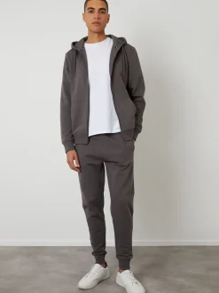 Joggingbroeken*Threadbare Donkergrijs - - Katoenen Blend joggingbroek