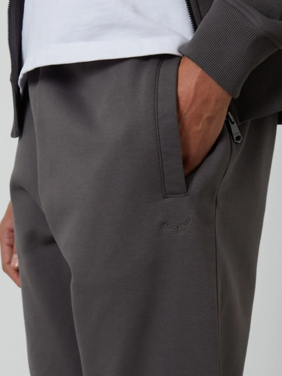 Joggingbroeken*Threadbare Donkergrijs - - Katoenen Blend joggingbroek