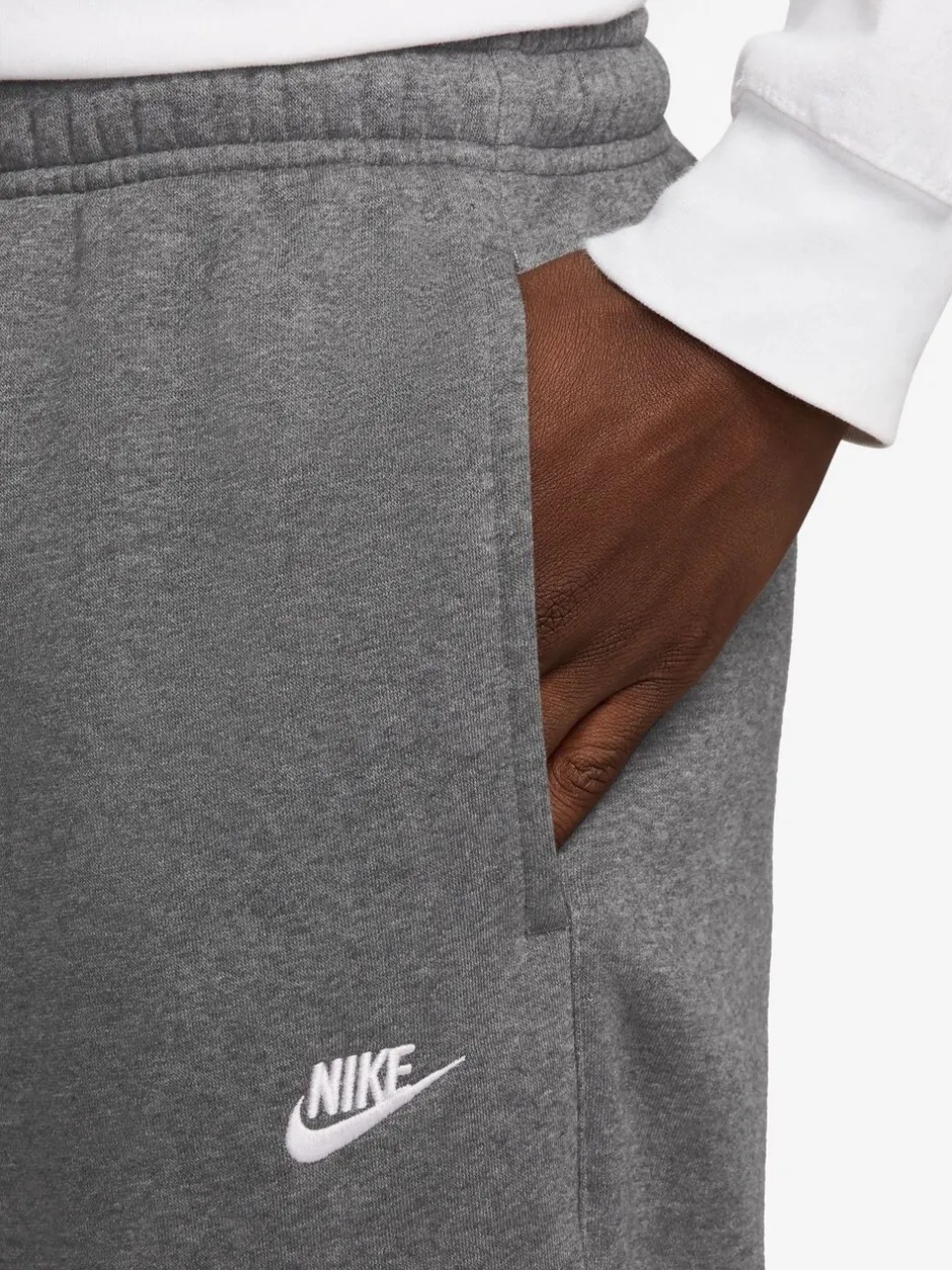 Joggingbroeken|Nike Donkergrijs gemêleerd - Club fleece joggingbroek