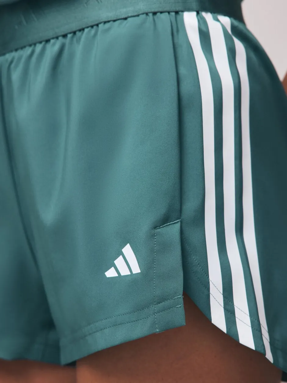 Shorts|adidas Donkergroen - Hyperglam shorts van geweven stof