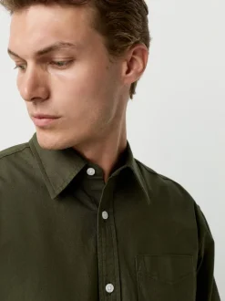 Formele Overhemden|Shirts|Next Donkergroen - Normale Pasvorm - Oxford-hemd met lange mouwen