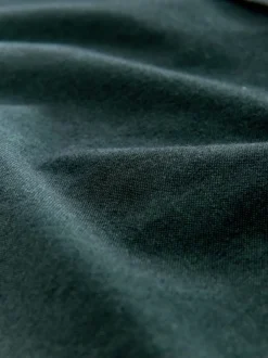 Formele Overhemden|Shirts*Next Donkergroen - Soft Touch Oxford Long Sleeve Shirt