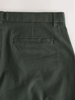 Broeken En Chino's*Next Donkergroen - Straight fit - Stretchy chino
