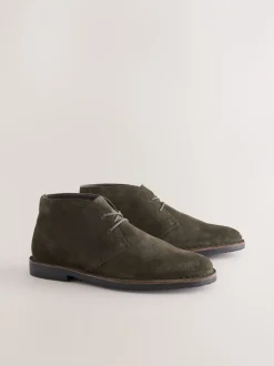 Boots|Next Donkergroen - Suède woestijnlaars