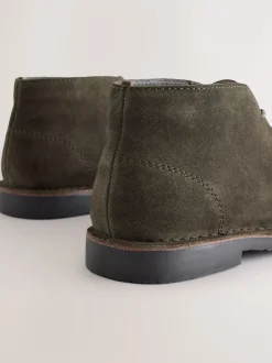 Boots|Next Donkergroen - Suède woestijnlaars