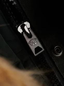 Jassen En Jacks*Superdry Donkergroen - Everest bomberjack met capuchon