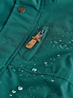 Jassen, Jacks En Kinderwagenpakjes|Schoolkleding*Next Donkergroen - Waterdichte parka met borgvoering (3mnd -7jr)