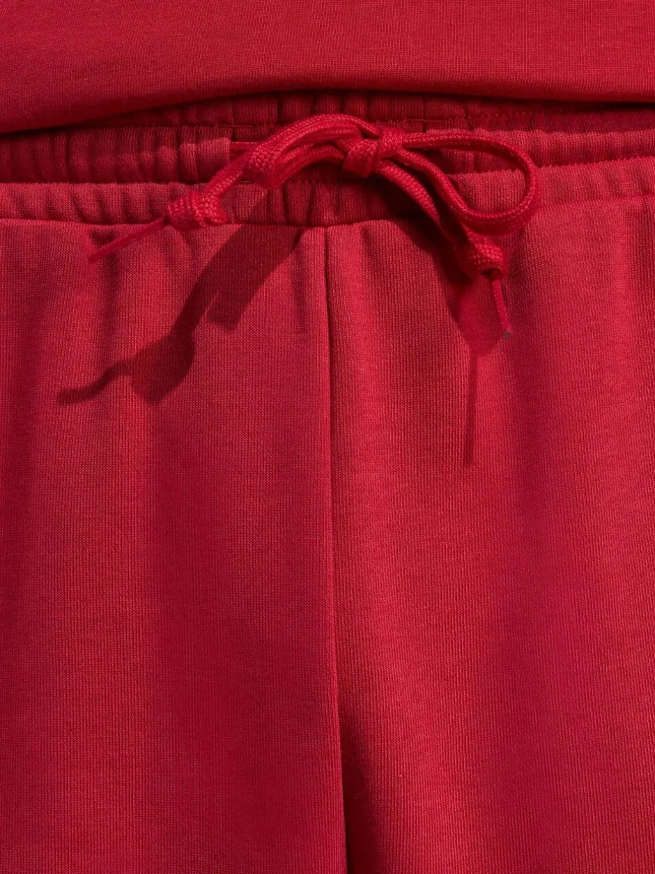 Sportkleding|Shorts*adidas Donkerrood - Essential 3-Stripes French Terry Shorts