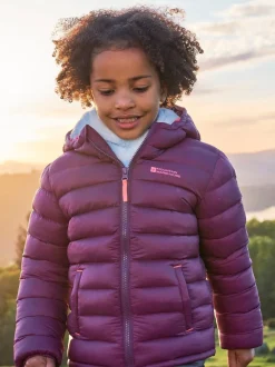 Jassen En Jacks|Mountain Warehouse Donkerroze - Seasons II waterafstotend Gevoerd jack voor kinderen