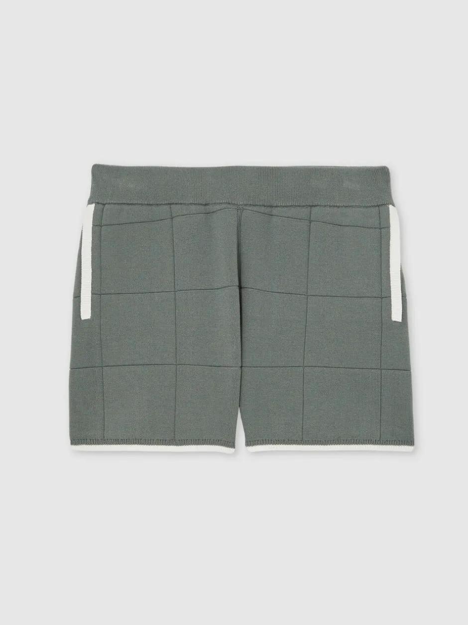 Shorts*Reiss - Barbor Shorts Donkersaliegroen