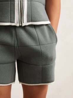 Shorts*Reiss - Barbor Shorts Donkersaliegroen