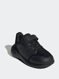Sneakers|Sneakers|adidas - Tensaur Run 3.0 Easy On Infant Trainers Donkerzwart