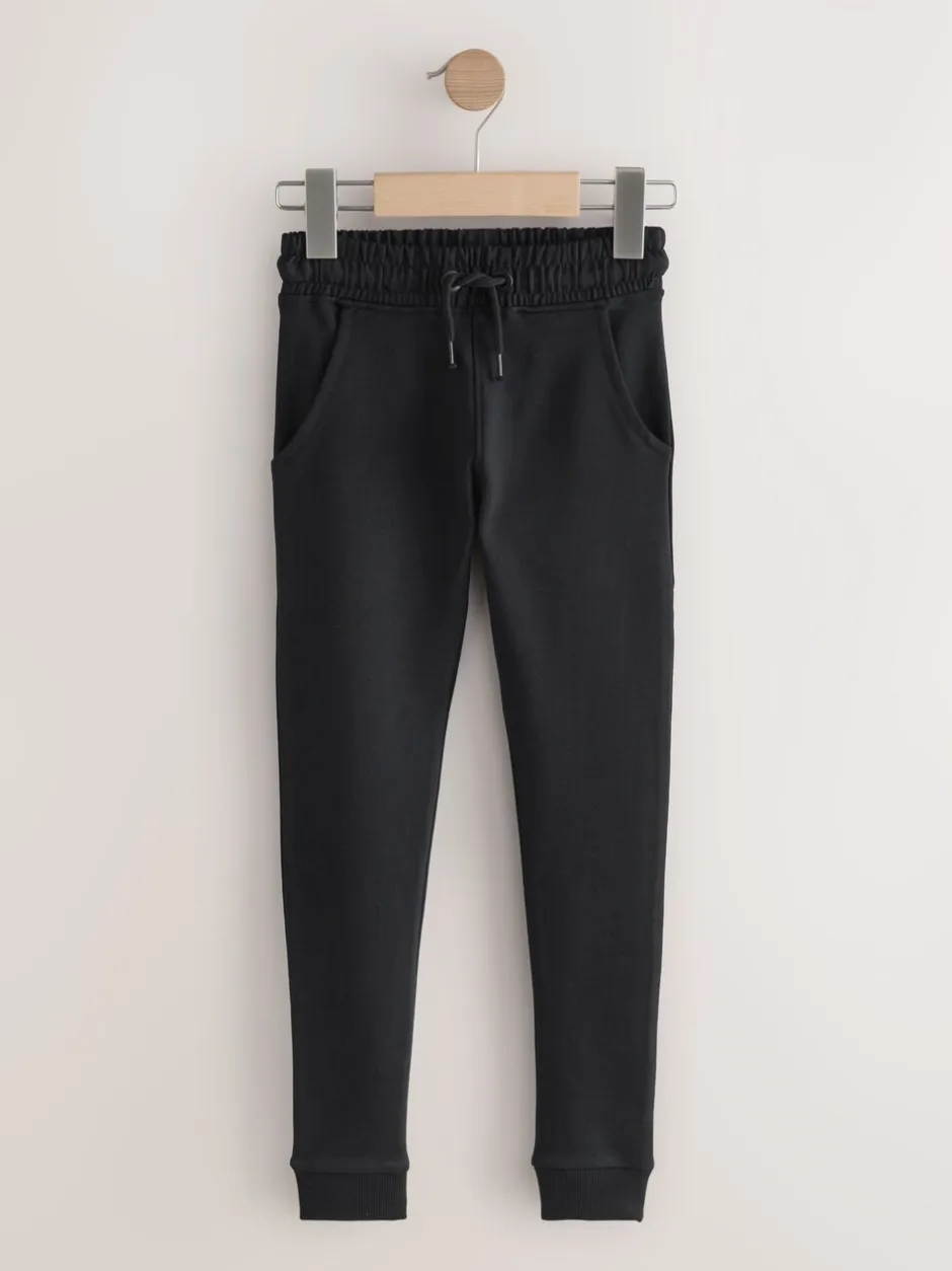 Schoolkleding|Next - Skinny-fit joggingbroek (3 - 16 jr) Donkerzwart