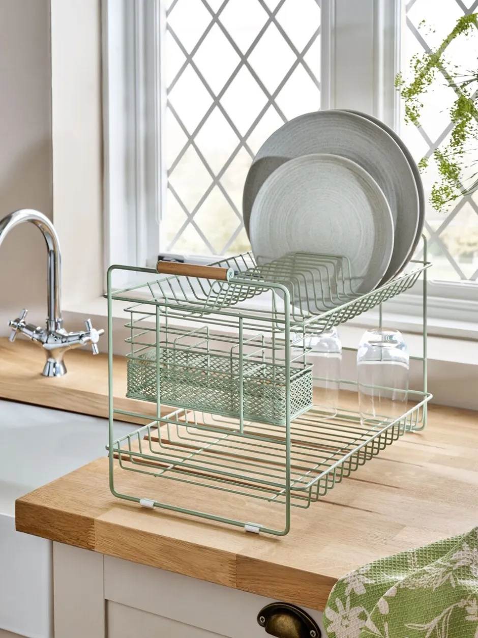 Keukenaccessoires*Next Draad afdruiprek Grijs-groen