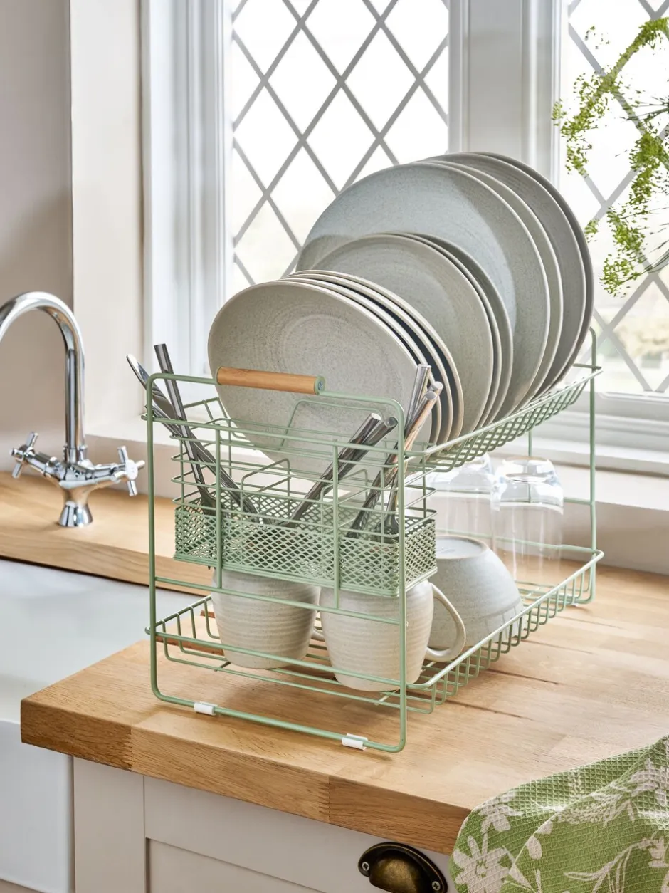 Keukenaccessoires*Next Draad afdruiprek Grijs-groen