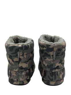 Pantoffels*Dunlop Herenpantoffels met voering van imitatiebont