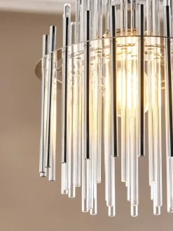 Lampenkappen|Verlichting*Next Easy Fit Arundel Shade Ceiling Light Chroom