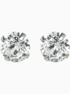 Sieraden*Next Echt zilver - Grote oorknopjes met zirkonia