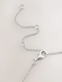 Sieraden*Next Echt zilver - Intertwined Heart Pendant Necklace