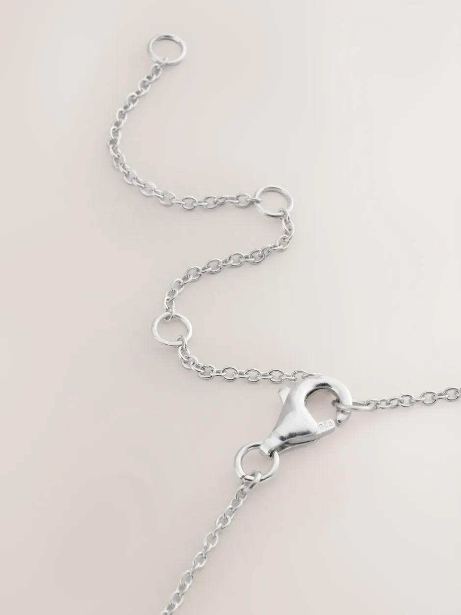 Sieraden*Next Echt zilver - Intertwined Heart Pendant Necklace