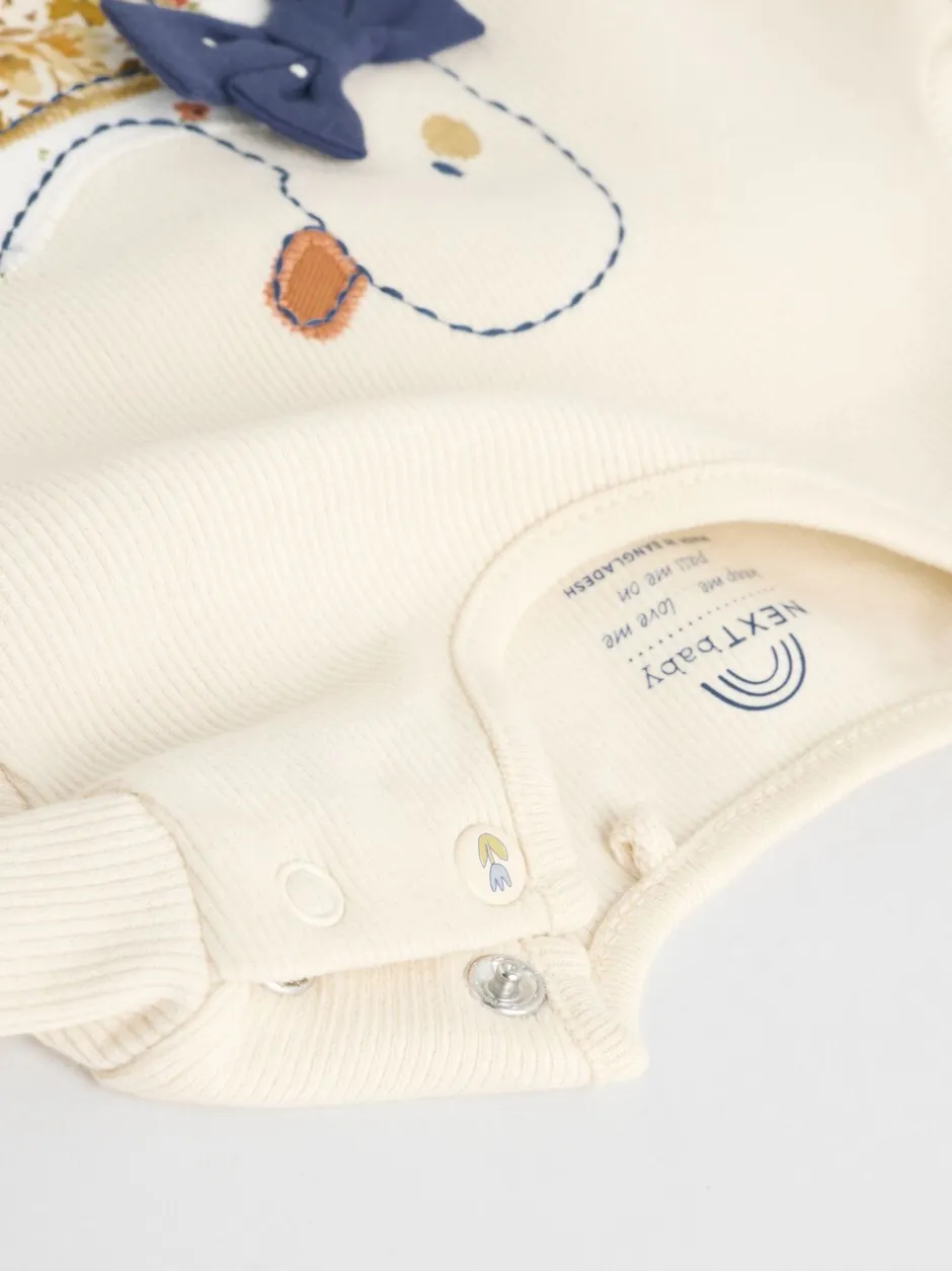 Tops|Tops|Next Ecru - 6 -delige set van top met lange mouwen en leggings (0mnd -3jr)