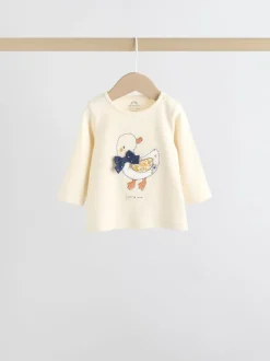 Tops|Tops|Next Ecru - 6 -delige set van top met lange mouwen en leggings (0mnd -3jr)