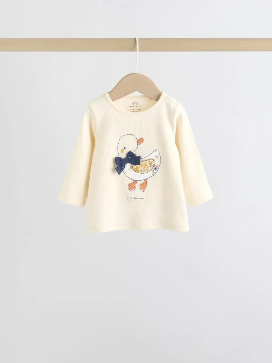 Tops|Tops|Next Ecru - 6 -delige set van top met lange mouwen en leggings (0mnd -3jr)