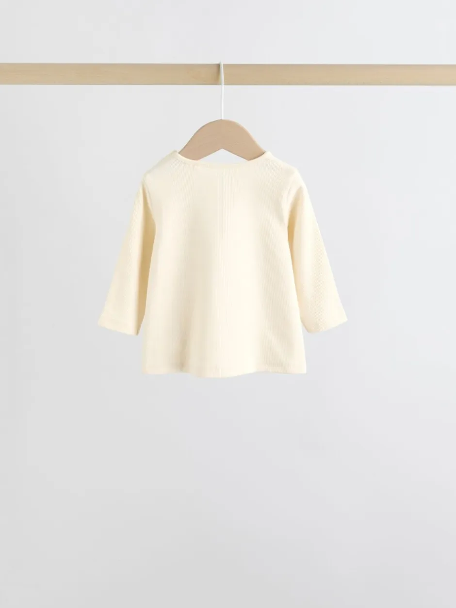 Tops|Tops|Next Ecru - 6 -delige set van top met lange mouwen en leggings (0mnd -3jr)