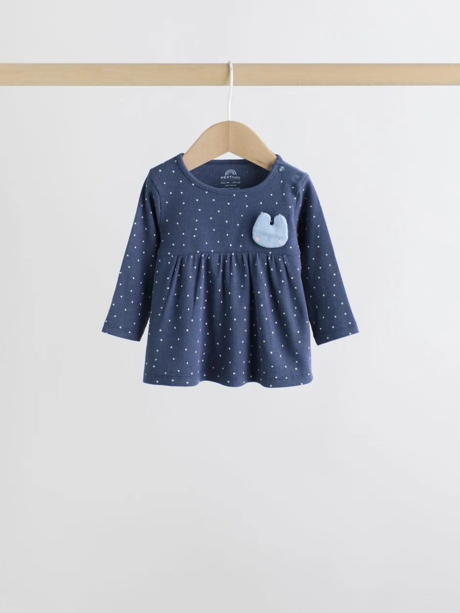 Tops|Tops|Next Ecru - 6 -delige set van top met lange mouwen en leggings (0mnd -3jr)